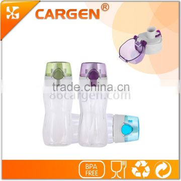 Cute design small shape BPA free safety plastic kids water bottle