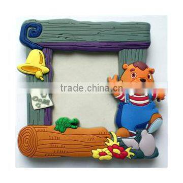 Cute Cow Rubber Picture Photo Frame For Decoration