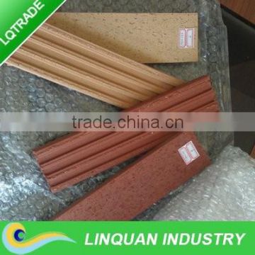 Exterior wall split tiles made of ceramic material