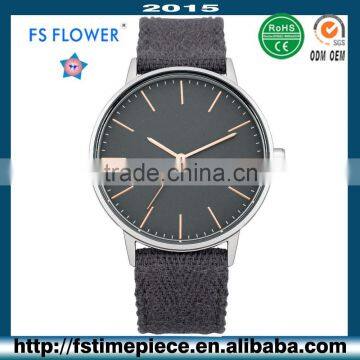 FS FLOWER - 2015 New Fashion Unisex Watch Quartz Wool Band