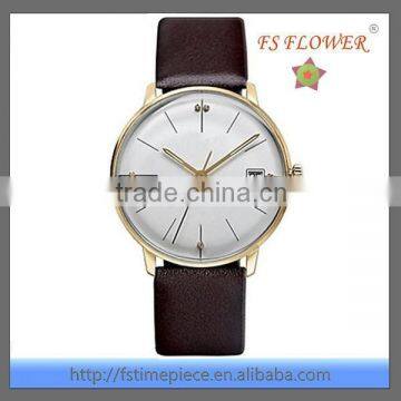 FS FLOWER - Timeless Classic Style Leather Men's Luxury Watches