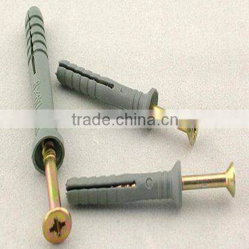 made in china plastic anchor with nail