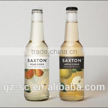 Drinks bottle Label sticker with custom made