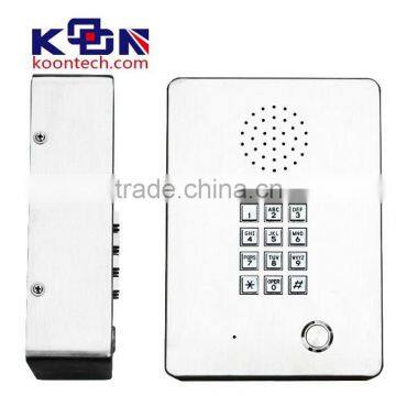 Koontech telephone KNZD-03 hotel telephone Phone GSM Elevator phone with keypad waterproof telephone