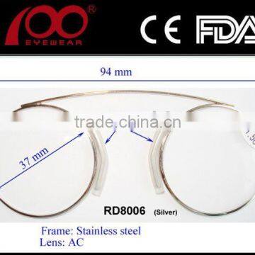 clip on reading glasses round shape reading glasses