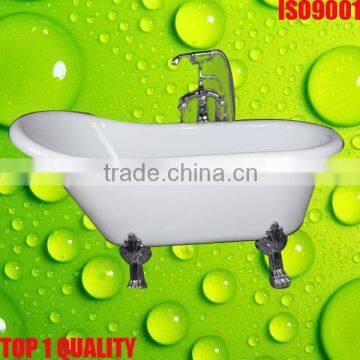 100% Acrylic classic bathtub,clawfoot bathtub