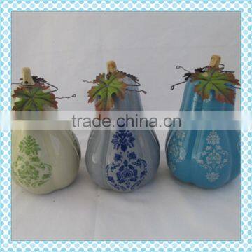 wholesale new design ceramic pumpkin decor, ceramic pumpkin decoration china wholesale