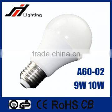 2016 hot sale A60 9W 10W 85-265V E27 B22 led light bulb