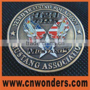 High quality customized metal trolley coin