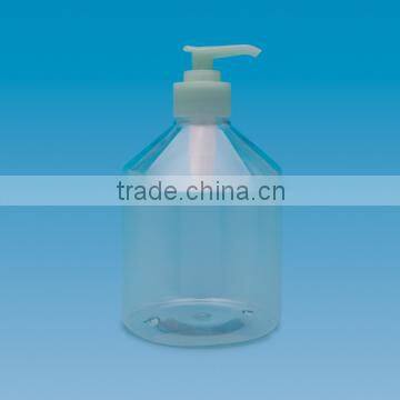 500ml transparent hand wash bottle