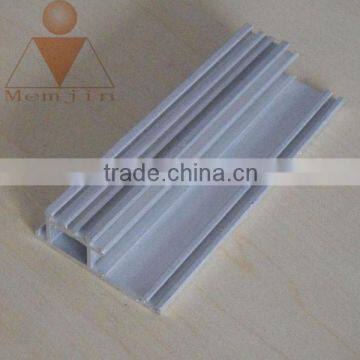 Aluminum extrusion profile for solar panel system for construction