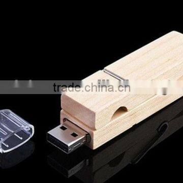 Wooden mini clip usb drive, DIY style Clothespin usb pen drive, clothes-peg shape usb 2.0