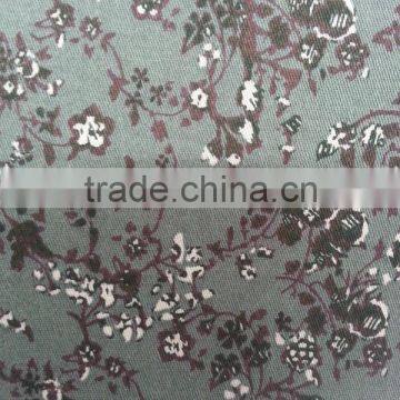 97%cotton 3%sp twill pigment printed fabric