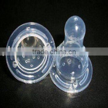 Transparent Silicone Baby Feeding Nipple