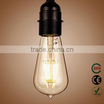 Vintage LED Short Filament Light Bulb ST58 E27 Decoration led light bulb