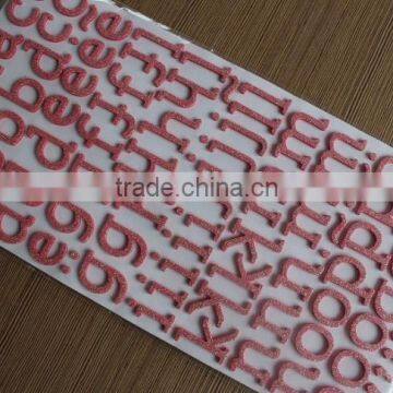 Wholesale glitter alphabet stickers