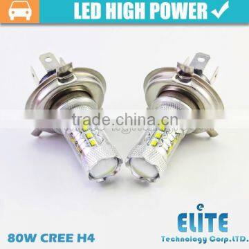 Super Brightest 80w 12V H4 Car LED Indicator Bulbs Led Sidelight Bulbs