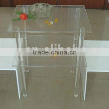 Fashionable high quality clear acrylic top grade table for sale