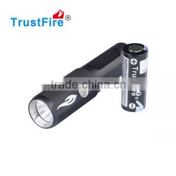 TrustFire USB charging/discharging flashlight as power bank 500 lumens led lantern rechargeable