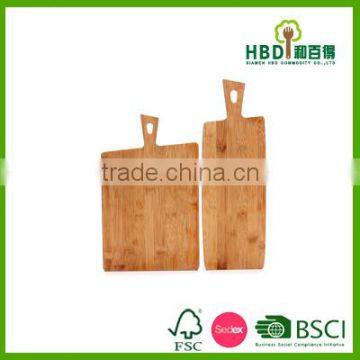 Natural Fashionable Bamboo Cheese Cutting Board With Logo