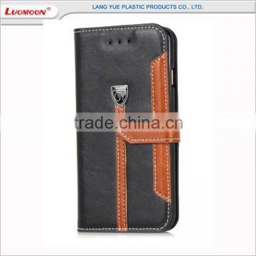 New Design Flip Wallet Crazy Horse Smart Leather Case for Iphone 5 5s 6 6s 7 Plus photo-4