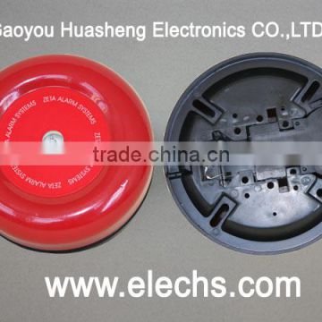 24v red color fire alarm bell