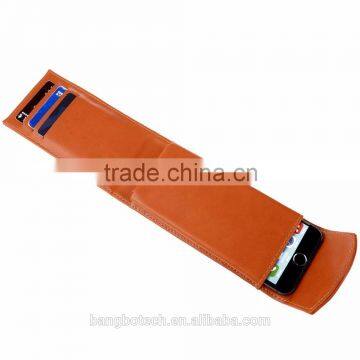 Popular Simple Leather PU Blocking Wallets/case/holder for Iphoe & Credit Card Use photo-6