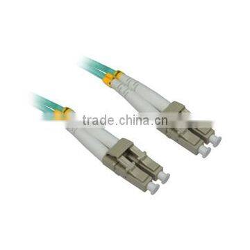 4XEM 5M AQUA Multimode LC To LC 50/125 Duplex Fiber Optic Patch Cable