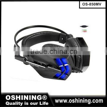 Promotion high quality Popular professional noise cancelling mega bass stylish gaming headset factory with wholesale cheap price