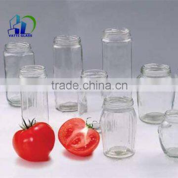 clear yogurt glass bottles mousse can with plastic lid wholesale