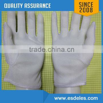 ELES wholesale cleanroom antistatic dotted gloves ESD dotted gloves