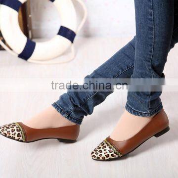 2016 Popular Hot Selling Ladies High Quality Flat Shoes HOL-8 photo-3