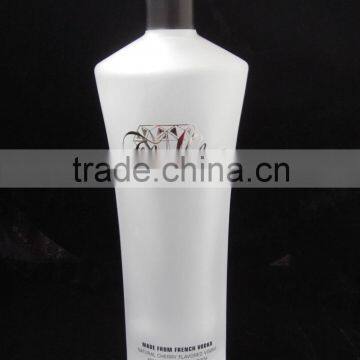 750ML FROSTED CRYSTAL GLASS BOTTLE