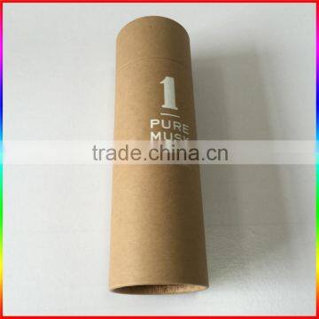 kraft paper tube/cylindrical paper packaging with white printing