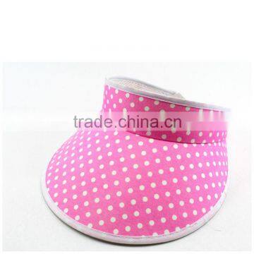 Colourful uv Caps Cotton Pvc Cheap Sun Visor Hats for Women photo-4