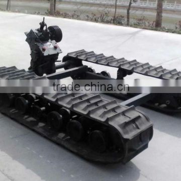 robot rubber track undercarriage