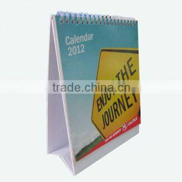 Paper desk calender with beautiful views all over the world