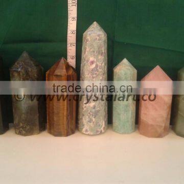 MIX GEMSTONE BIG SIZE OBELISK POINT