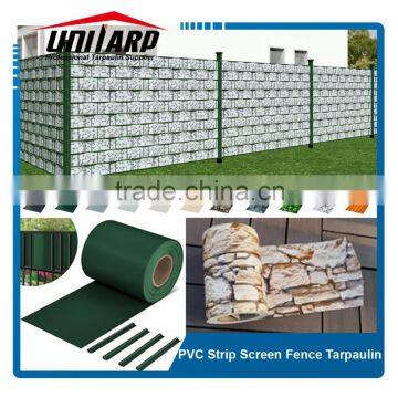 pvc strip screen fence privacy garden fence