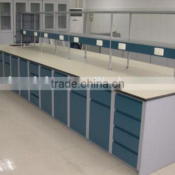 university laboratory furniture type cheap heavy duty laboratory central desk with locking drawers and cabinet