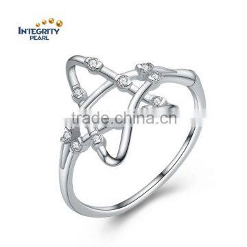 SSD036 Fanionable Star Shape 925 Sterling Silver Jewelry Ring