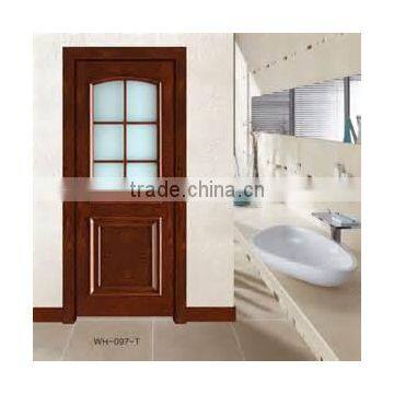 Wooden Glass Panel Door Dutch Door Decorative Timber Door photo-3