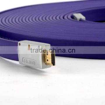 15M Silver-plated copper conductor flat HDMI CABLE