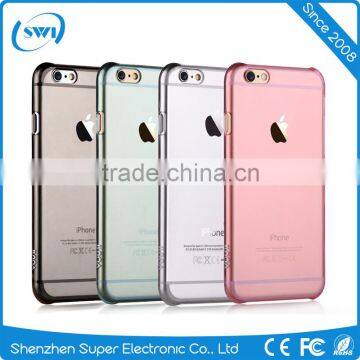 Black Flip PU Leather View Window Protector Phone Case for iPhone 6 6s 4.7 inch