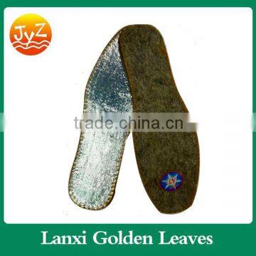 Aluminium Foil Wool Boots shoes insole Warm Insoles