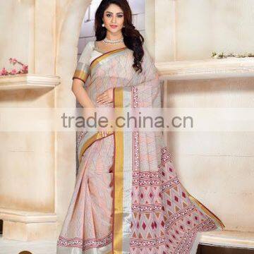 Multi Color Cotton Silk Saree