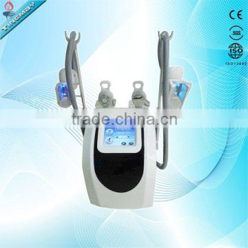 hot sale Multi-Functional&cavitation rf/ four handles cryolipolysis slim freeze belt machine