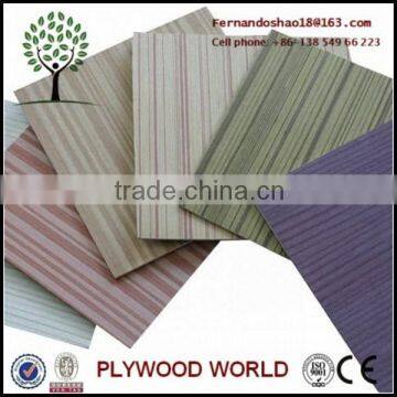 China Direct Manufacture Produce Plywood 1.6-3.0mm Glossy And Matt Polyester