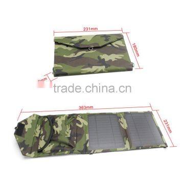Factory Hot Selling 7W Backpack Solar Panel Battery Charger, Waterproof Solar Mobile Charger photo-5
