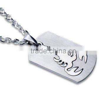 Hiphop Fashion Jewelry Men's 316L Stainless Steel Scorpion Pendant Necklace photo-2